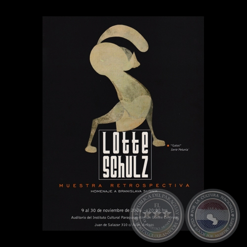 muestra retrospectiva 2006 obras de lotte schulz portalguarani