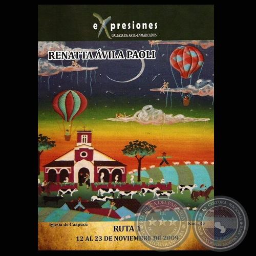 RUTA 1 exposicion 2009 de renatta avila paoli portalguarani