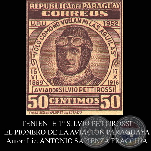 silvio pettirossi por luis sapienza aviacion paraguaya portalguarani