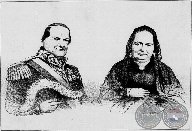 El 22 de julio de 1826. Carlos Antonio López contrae matrimonio con Juana Pabla Carrillo.