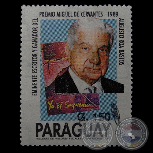 ESCRITORES Y MÚSICOS DEL PARAGUAY - SELLO POSTAL PARAGUAYO AÑO 1991