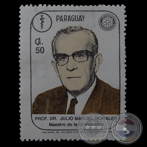 MÉDICOS DEL PARAGUAY - SELLO POSTAL PARAGUAYO AÑO 1991