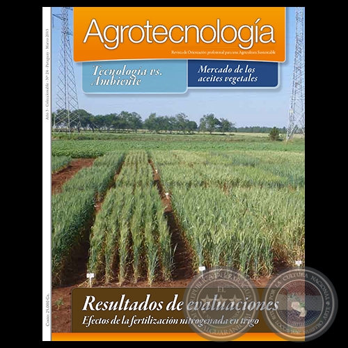 AGROTECNOLOGA Revista - AO 3 - NMERO 24 - MARZO 2013 - PARAGUAY
