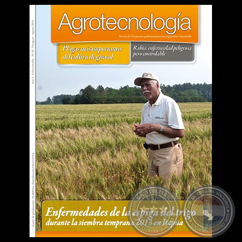 AGROTECNOLOGA Revista - AO 3 - NMERO 29 - AGOSTO 2013 - PARAGUAY