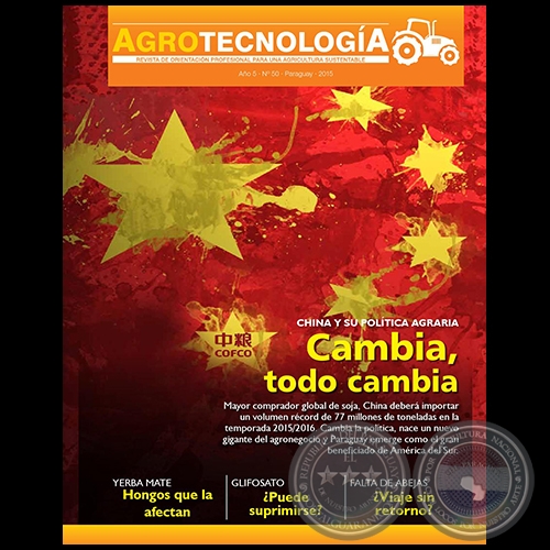 AGROTECNOLOGÍA Revista - AÑO 5 - NÚMERO 50 - AÑO 2015 - PARAGUAY