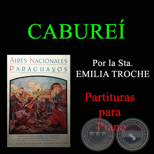 CABUREÍ - Partitura para Piano