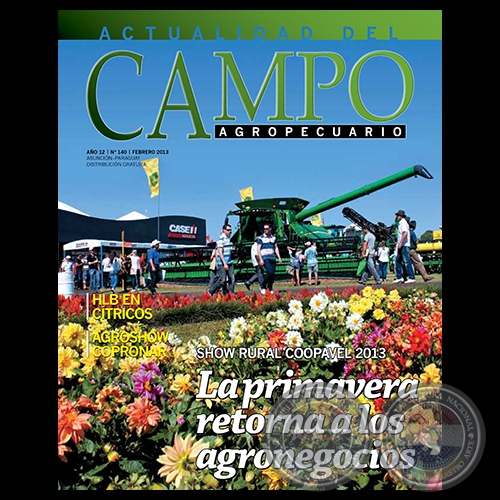 CAMPO AGROPECUARIO - AÑO 12 - NÚMERO 140 - FEBRERO 2013 - REVISTA DIGITAL