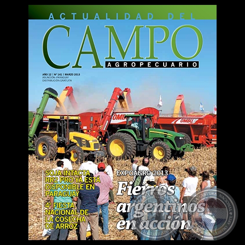 CAMPO AGROPECUARIO - AÑO 12 - NÚMERO 141 - MARZO 2013 - REVISTA DIGITAL