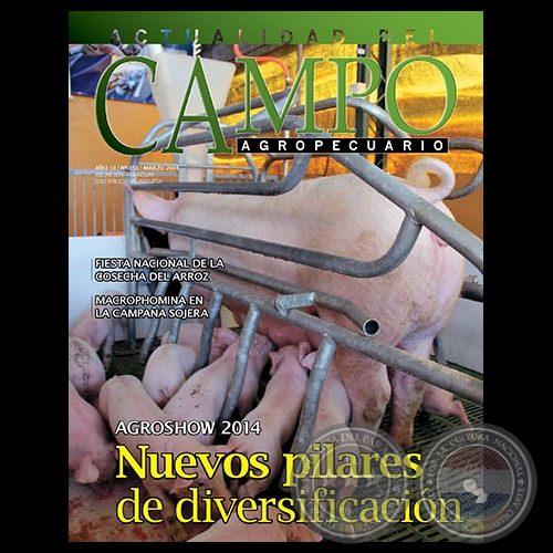CAMPO AGROPECUARIO - AO 13 - NMERO 153 - MARZO 2014 - REVISTA DIGITAL