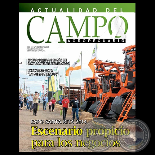 CAMPO AGROPECUARIO - AÑO 13 - NÚMERO 155 - MAYO 2014 - REVISTA DIGITAL