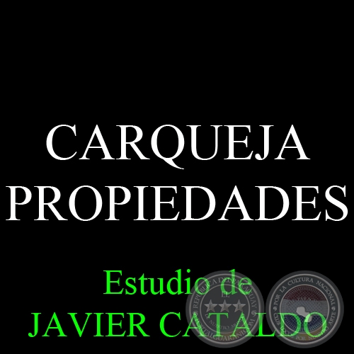 CARQUEJA - PROPIEDADES - Estudio de JAVIER CATALDO