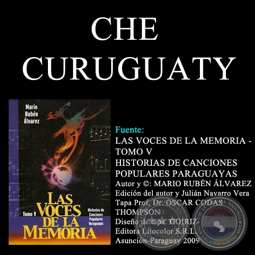 CHE CURUGUATY - Letra: JOS DEL CARMEN CABALLERO