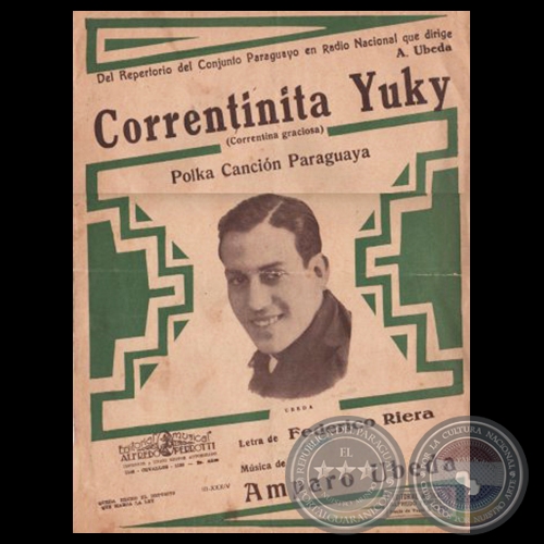 CORRENTINITA YUKY - Letra de FEDERICO RIERA