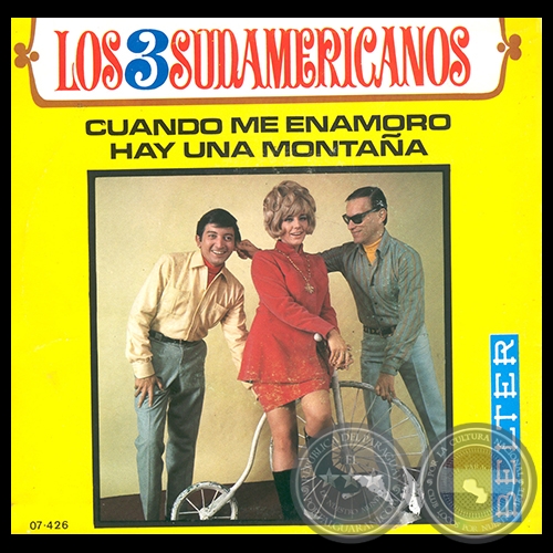 CUANDO ME ENAMORO - LOS TRES SUDAMERICANOS - AÑO 1968