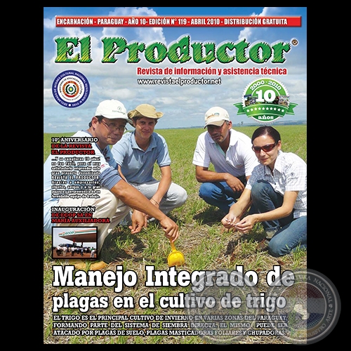EL PRODUCTOR Revista - AÑO 10 - NÚMERO 119 - ABRIL 2010 - PARAGUAY