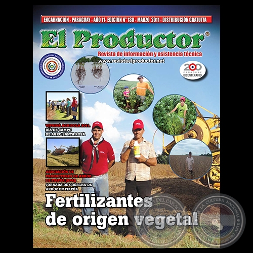 EL PRODUCTOR Revista - AÑO 11 - NÚMERO 130 - MARZO 2011 - PARAGUAY