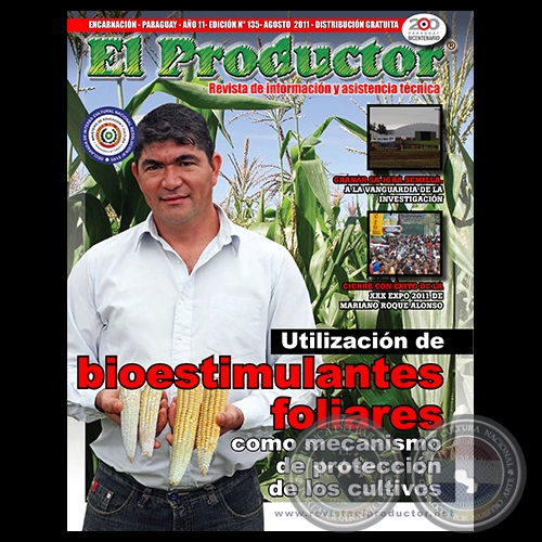 EL PRODUCTOR Revista - AÑO 11 - NÚMERO 135 - AGOSTO 2011 - PARAGUAY