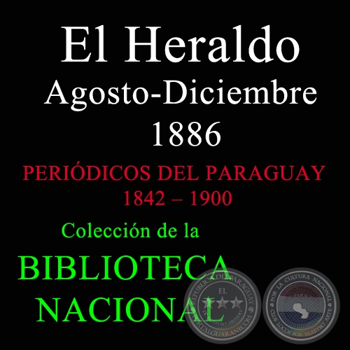 EL HERALDO Agosto Diciembre 1886