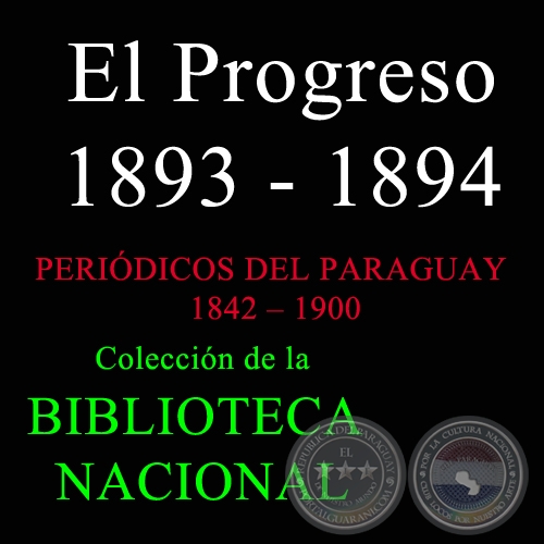 EL PROGRESO 1893 - 1894