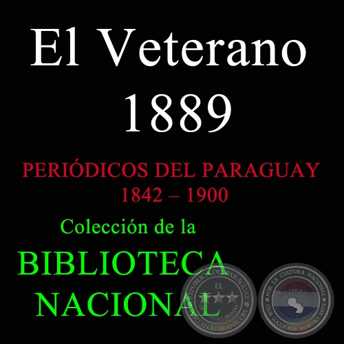 EL VETERANO 1889
