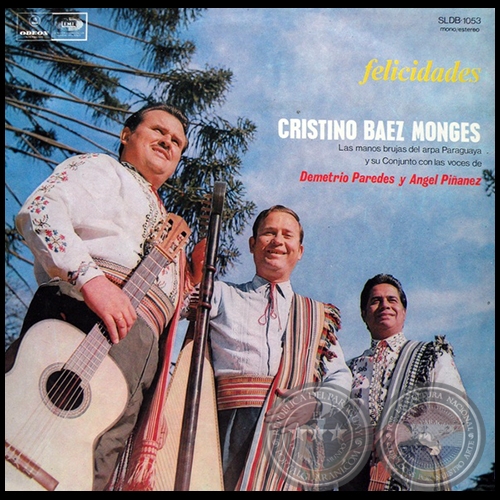 FELICIDADES - CRISTINO BÁEZ MONGES - Año 1971