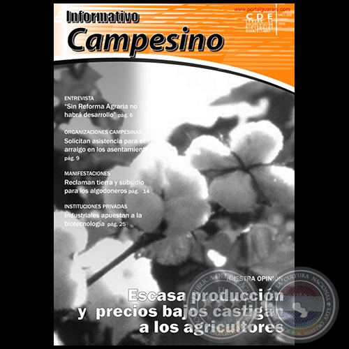 INFORMATIVO CAMPESINO 208 - JULIO 2004