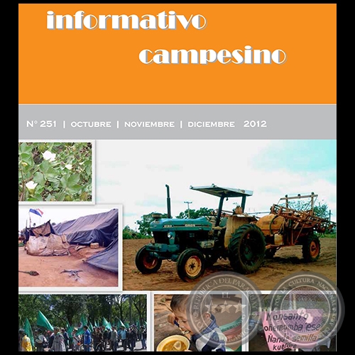 INFORMATIVO CAMPESINO 251 - OCTUBRE NOVIEMBRE DICIEMBRE 2012
