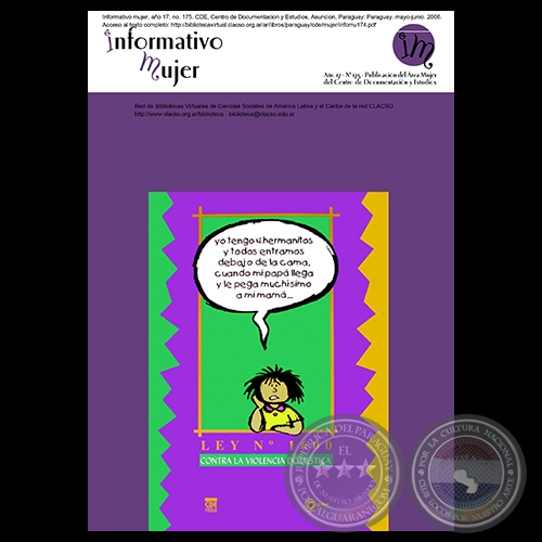 INFORMATIVO MUJER - Nº 175 - Año 17 (2005)