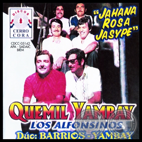 JAHANA ROSA JASYPE - QUEMIL YAMBAY Y LOS ALFONSINOS - Año 1977