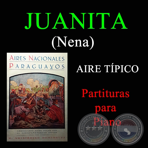 JUANITA - AIRE TÍPICO - Partitura para Piano