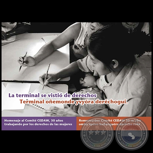 LA TERMINAL SE VISTIO DE DERECHOS - LINE BAREIRO - Año 2003