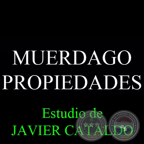 MUERDAGO - PROPIEDADES - Estudio de JAVIER CATALDO
