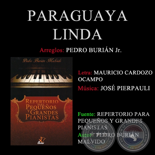 PARAGUAYA LINDA - Arreglos PEDRO BURIN MALVIDO