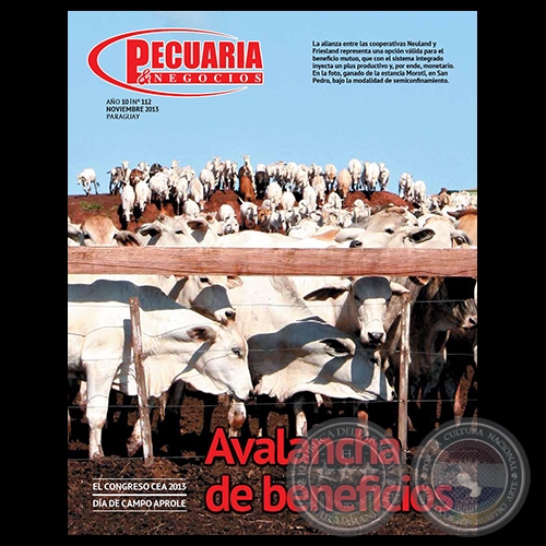 PECUARIA & NEGOCIOS - AÑO 10 - N° 112 - REVISTA NOVIEMBRE 2013 - PARAGUAY