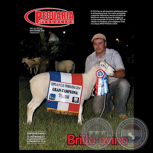 PECUARIA & NEGOCIOS - AÑO 11 NÚMERO 124 - REVISTA NOVIEMBRE 2014 - PARAGUAY