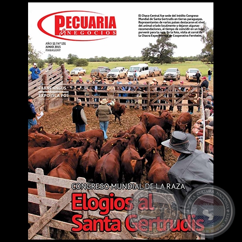 PECUARIA & NEGOCIOS - AÑO 11 NÚMERO 131 - REVISTA JUNIO 2015 - PARAGUAY