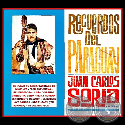 RECUERDOS DEL PARAGUAY - JUAN CARLOS SORIA - Año 1965