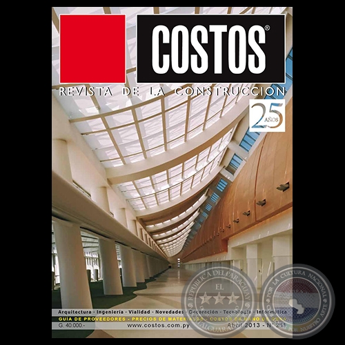 COSTOS Revista de la Construcción - Nº 211 - Abril 2013