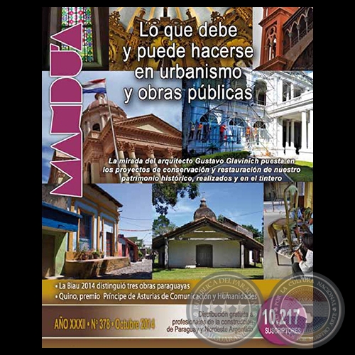 MANDU'A Revista de la Construcción - Nº 378 - Octubre 2014