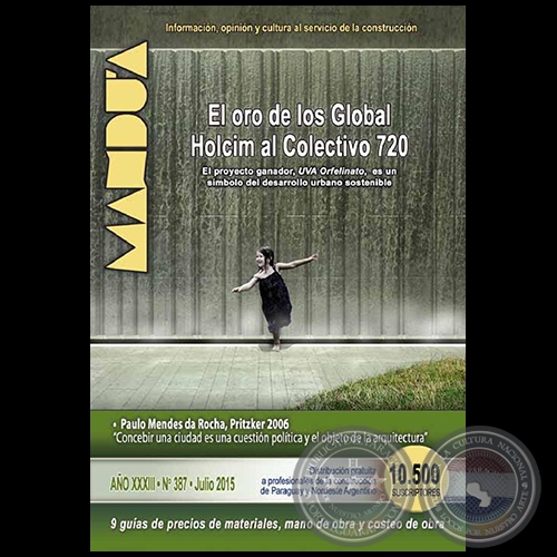 MANDU'A Revista de la Construcción - Nº 387 - Julio 2015
