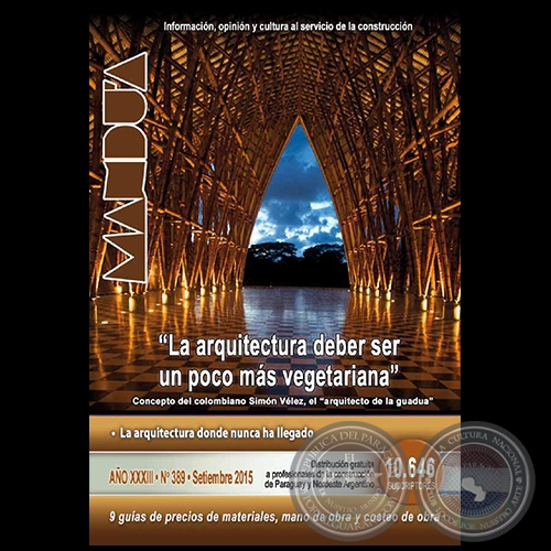MANDU'A Revista de la Construcción - Nº 389 - Setiembre 2015