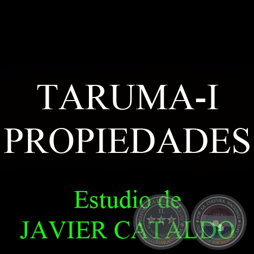 TARUMA-I - PROPIEDADES - Estudio de JAVIER CATALDO