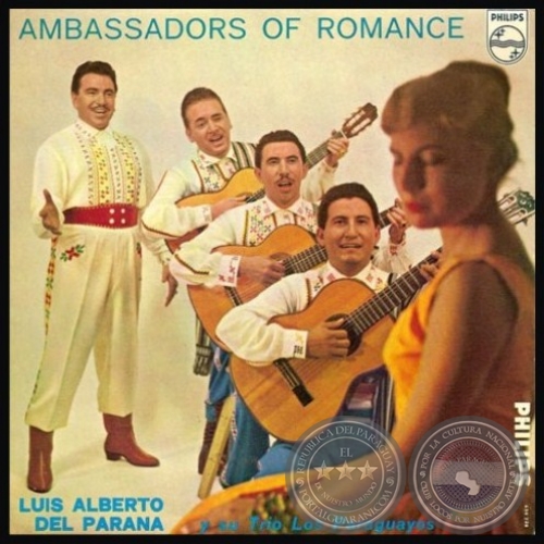 VINTAGE WORLD Nº 127 - AMBASSADORS OF ROMANCE - LUIS ALBERTO DEL PARANÁ Y SU TRÍO LOS PARAGUAYOS - Año 1958