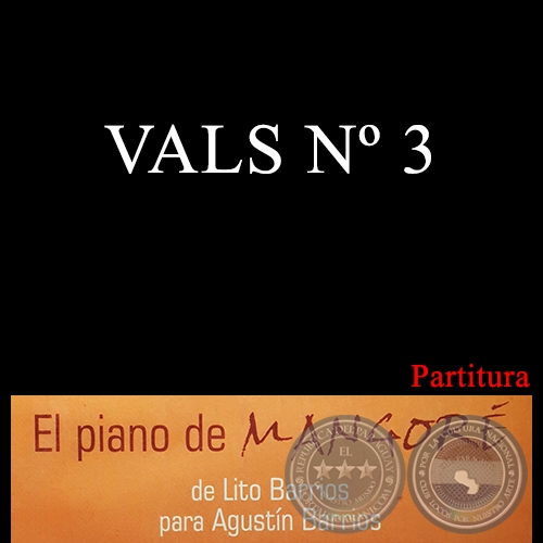 VALS Nº 3 - PARTITURA PARA PIANO