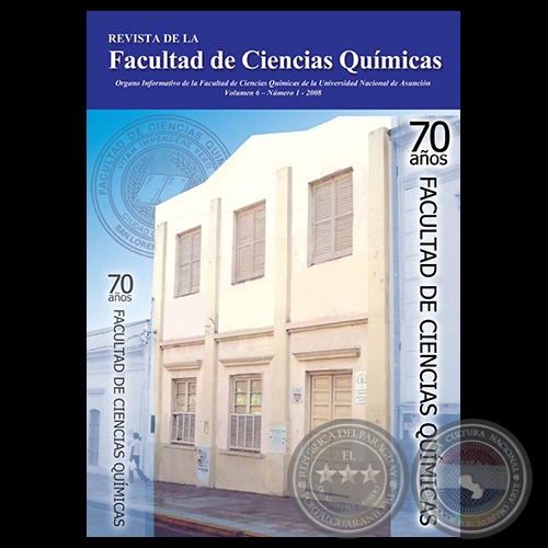 VOLUMEN 6 NMERO 1 AO 2008 - REVISTA de la FACULTAD de CIENCIAS QUMICAS