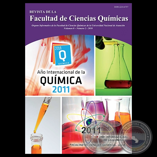 VOLUMEN 8 NÚMERO 2 AÑO 2010 - REVISTA de la FACULTAD de CIENCIAS QUÍMICAS
