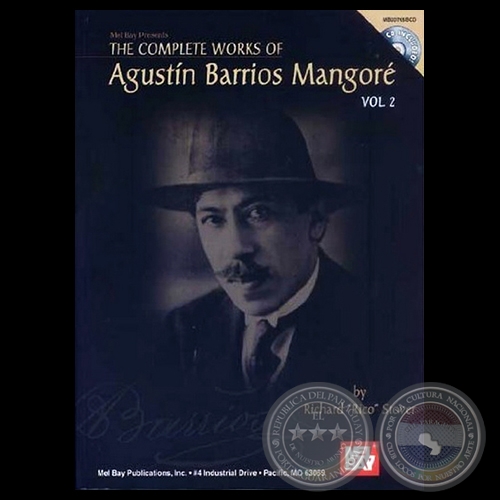 OBRAS COMPLETAS DE AGUSTÍN BARRIOS MANGORÉ - VOLUMEN 2 - Por Richard Stove - Año 2003