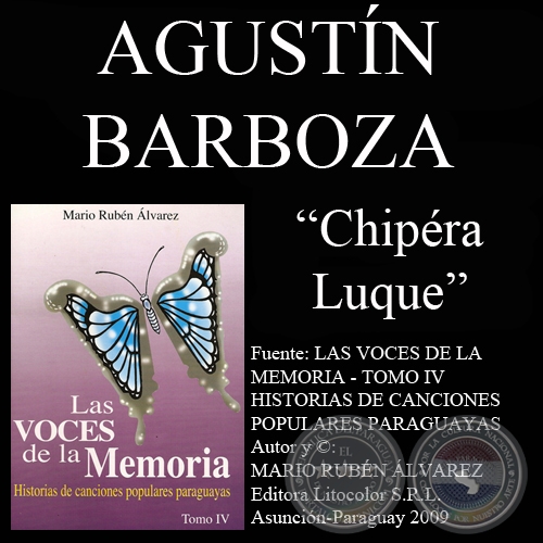 CHIPÉRA LUQUE - Música: EMILIO BOBADILLA CÁCERES y AGUSTÍN BARBOZA 