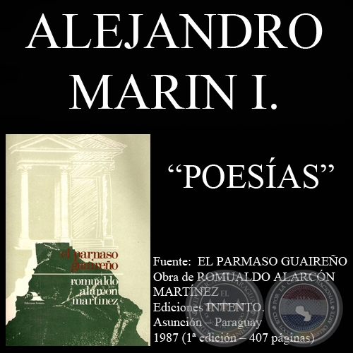 LAS ANTIGUAS SEÑALES, TU DEBES COMPRENDERME y AUN NO PERCIBO… (Poesías de ALEJANDRO MARIN) - Año 1987