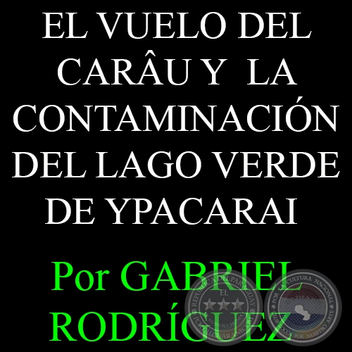 EL VUELO DEL CARÂU Y LA CONTAMINACIÓN DEL LAGO VERDE DE YPACARAI - Por GABRIEL RODRÍGUEZ